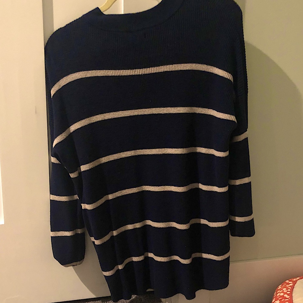American Eagle striped navy sweater. Women’s small